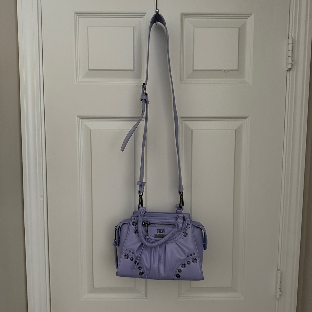 NWOT Steve Madden Brhen Digital Lavenda Faux Leather Crossbody Handbag - Picture 9 of 12